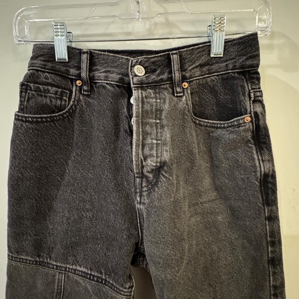 Patchwork Style High Rise Jeans - image 2